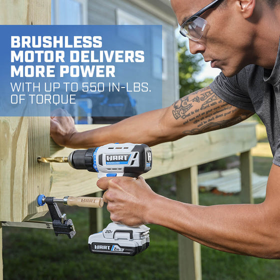 20V 1/2" Brushless Drill/Driver (Battery and Charger not Included)