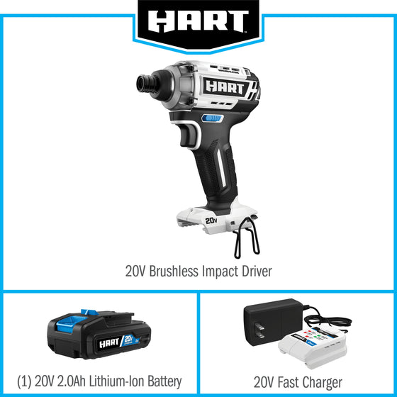 20V Brushless Impact Driver Kit