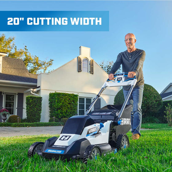 40V 20" Brushless Self-Propelled Electric Lawn Mower Kit