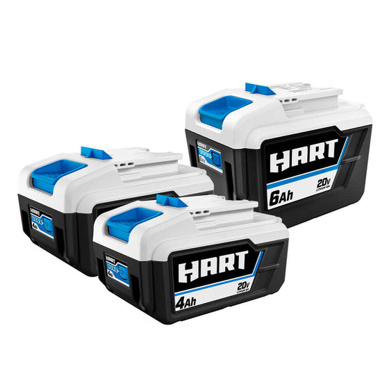 6AH Battery and 2PK 4AH Batteries