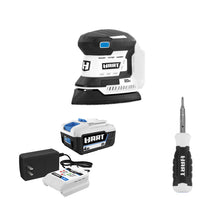 (1) 20V Detail Sander
    (1) 60 Grit Sandpaper
    (1) 120 Grit Sandpaper
    (1) 240 Grit Sandpaper
    (1) 9-in-1 Screwdriver
    (2) 20V 4.0Ah Batteries
    (1) 20V Fast Charger
