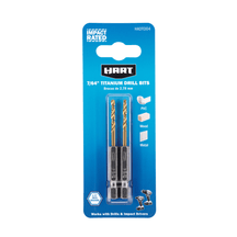 2 PC 7/64" Titanium Drill Bits