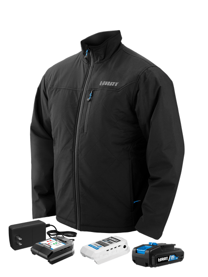 20V Cordless Heated Black Jacket Kit