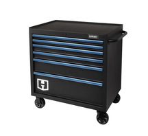 36” 6-Drawer Tool Cabinet in Black