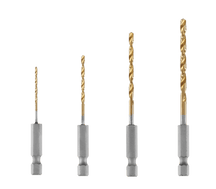 4 PC. Titanium Drill Bit Set