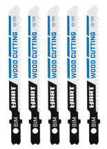 5 PC. 10 TPI Jigsaw Blades