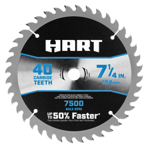 7-1/4" 40 Tooth Circular Saw Blade